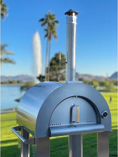 Kokomo Grills 32β Wood Fired Stainless Steel Pizza Oven