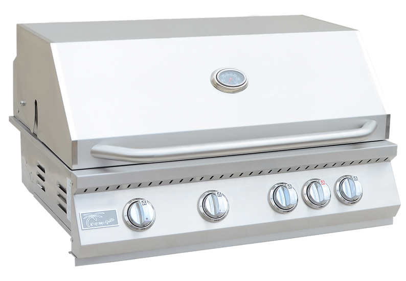 Kokomo Grills 32” Built in Gas Grill (4 Burner/Back Burner)
