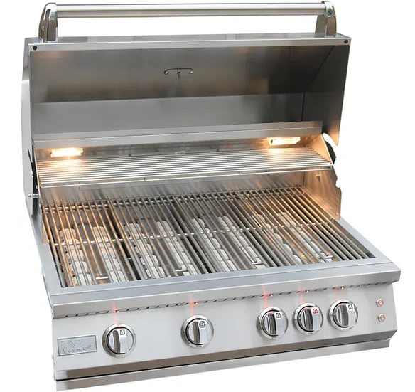 Kokomo 32” Professional Built in Gas Grill (4 Burner/Back Burner)