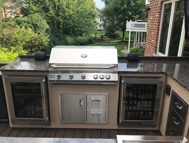 Kokomo 40” Professional Built in Gas Grill (5 Burner/Back Burner)