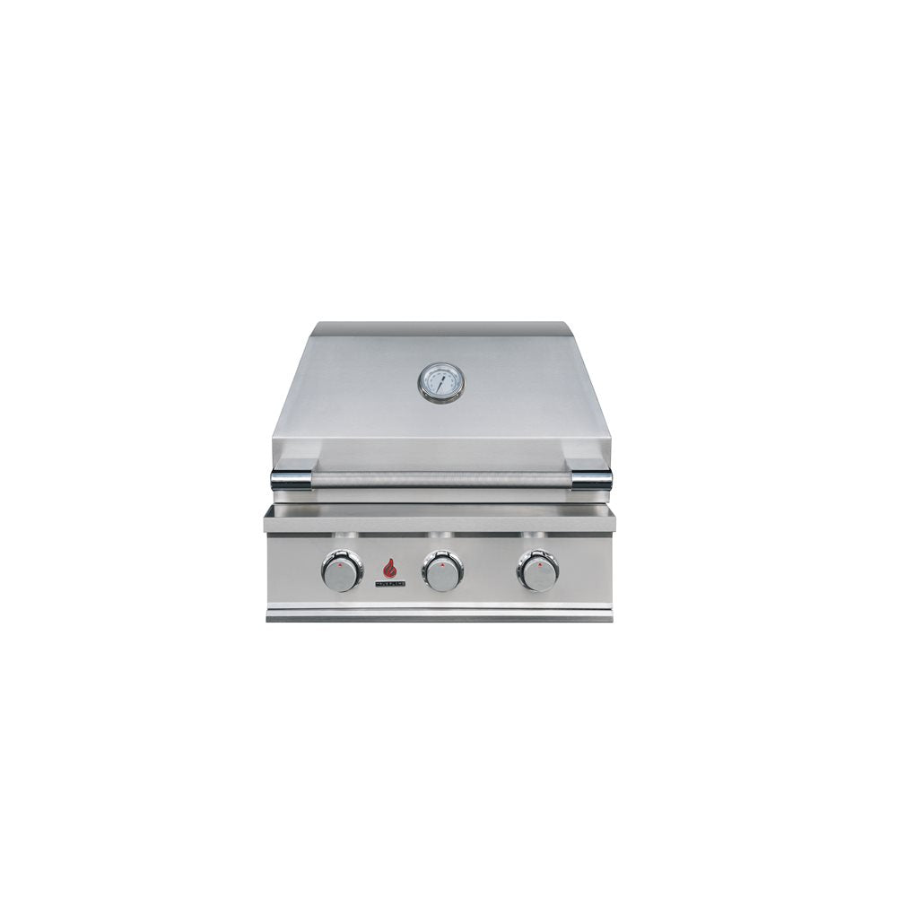 TrueFlame TFE Series 25" 3 Burner Built In Gas Grill Head – NO LIGHTS