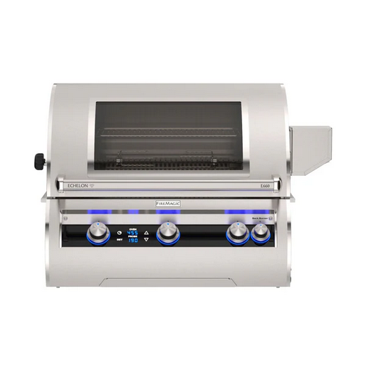 Fire Magic Echelon Diamond 30" Built-In Grill with Rotisserie and Digital Thermometer